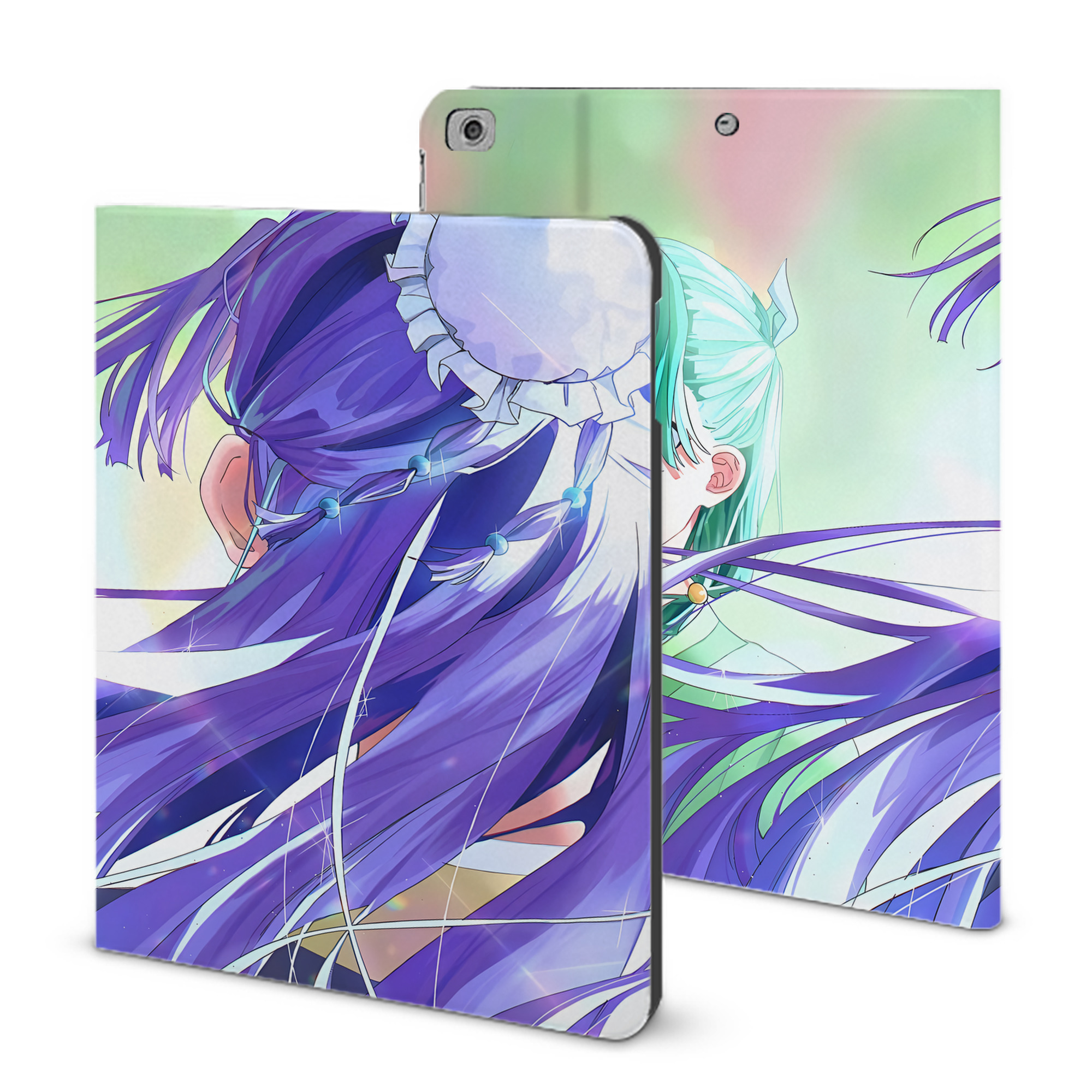 （画像用） 薬屋のひとりごと The Apothecary Diaries IPad ケース ブック型 PUレザー TPU 耐衝撃 軽量 薄型 ペン収納なし 全面保護 IPad 各モデル対応